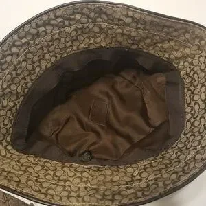 Coach | Accessories | Euc Coach Bucket Hat Leather In Trim  display picture 3